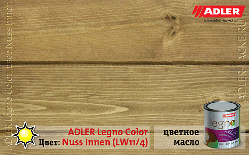 Цветное масло для обработки ADLER Legno-Color 0,75 л